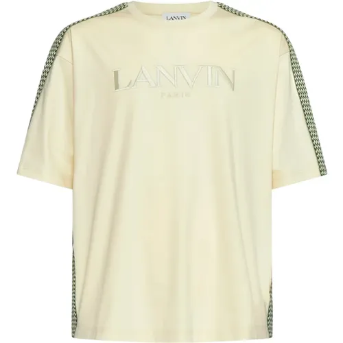 Lanvin - Tops > T-Shirts - Beige - Lanvin - Modalova