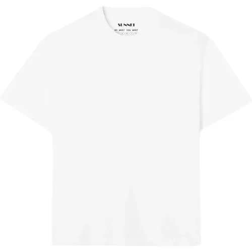 Sunnei - Tops > T-Shirts - White - Sunnei - Modalova