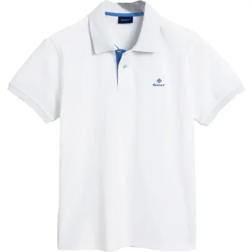 Gant - Tops > Polo Shirts - White - Gant - Modalova