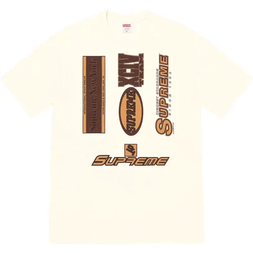 Supreme - Tops > T-Shirts - Beige - Supreme - Modalova