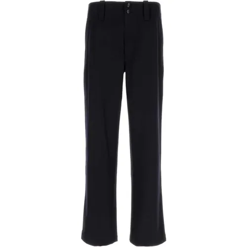 Trousers > Straight Trousers - - Giorgio Armani - Modalova