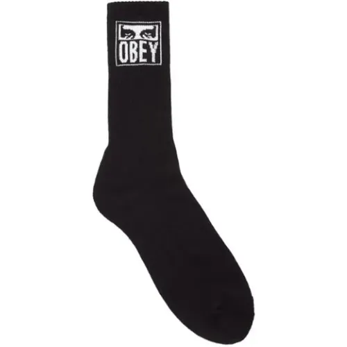 Obey - Underwear > Socks - Black - Obey - Modalova