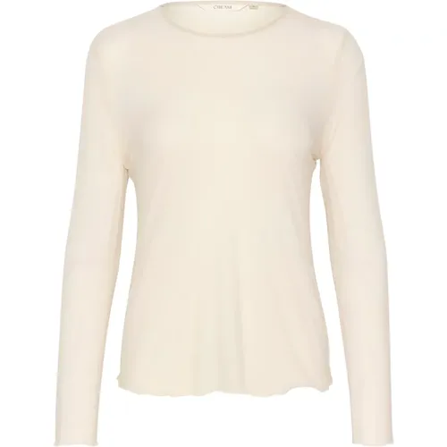 Tops > Long Sleeve Tops - - Cream - Modalova