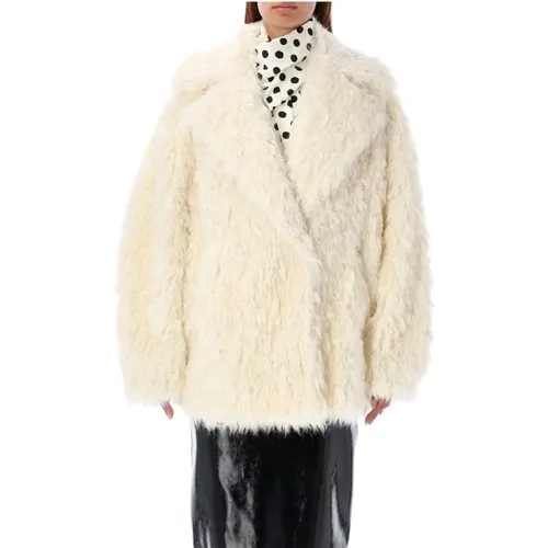 Jackets > Faux Fur & Shearling Jackets - - Msgm - Modalova