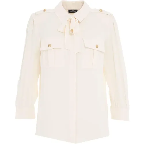 Blouses & Shirts > Shirts - - Elisabetta Franchi - Modalova