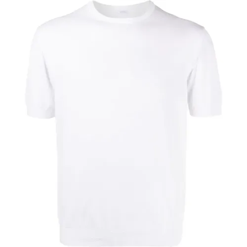 Malo - Tops > T-Shirts - White - Malo - Modalova