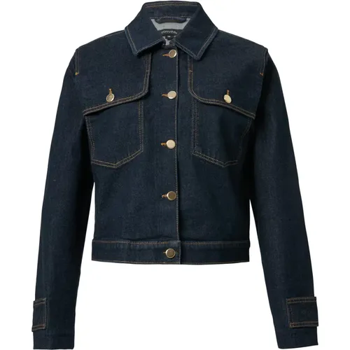 Jackets > Denim Jackets - - comma - Modalova