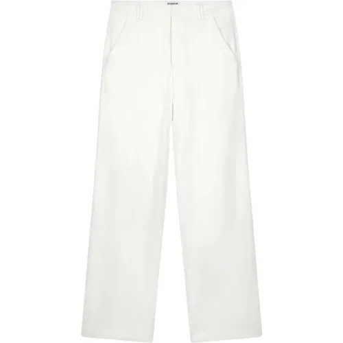 Trousers > Wide Trousers - - Dondup - Modalova