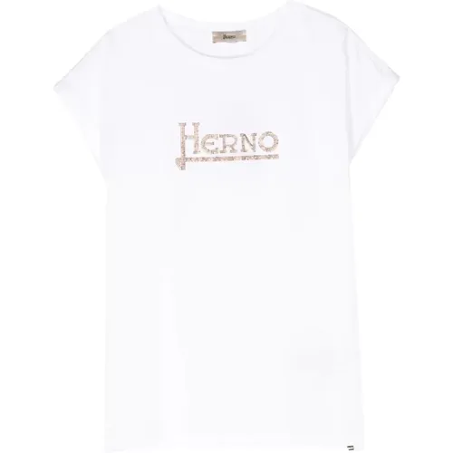 Herno - Tops > T-Shirts - White - Herno - Modalova