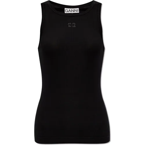 Tops > Sleeveless Tops - - Ganni - Modalova