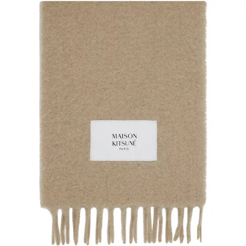 Accessories > Scarves > Winter Scarves - - Maison Kitsuné - Modalova