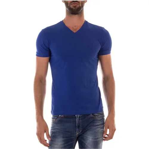 Armani - Tops > T-Shirts - Blue - Armani - Modalova
