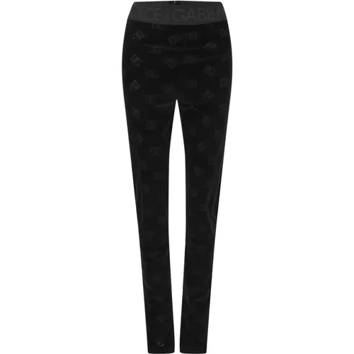 Trousers > Leggings - - Dolce & Gabbana - Modalova