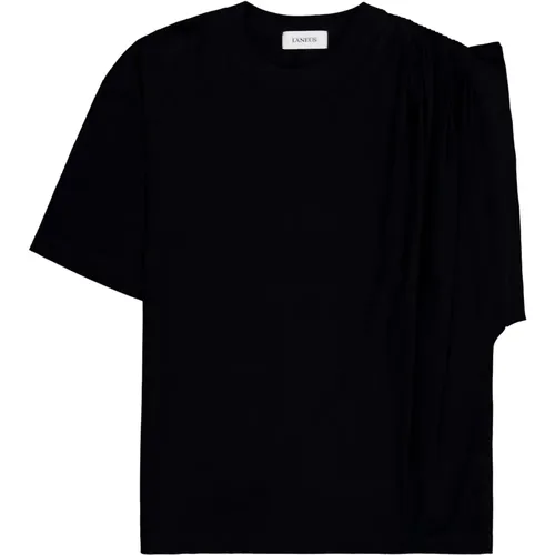 Laneus - Tops > T-Shirts - Black - Laneus - Modalova