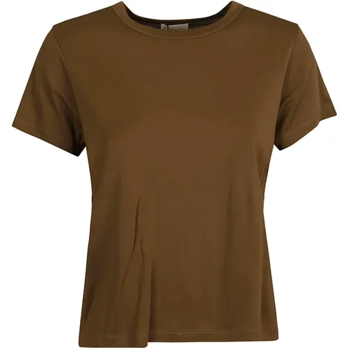 Khaite - Tops > T-Shirts - Brown - Khaite - Modalova