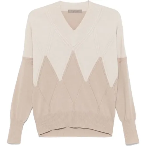 Knitwear > V-neck Knitwear - - D.Exterior - Modalova