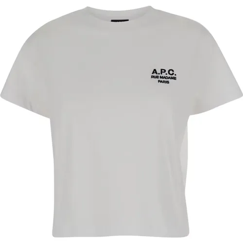 A.p.c. - Tops > T-Shirts - White - A.p.c. - Modalova