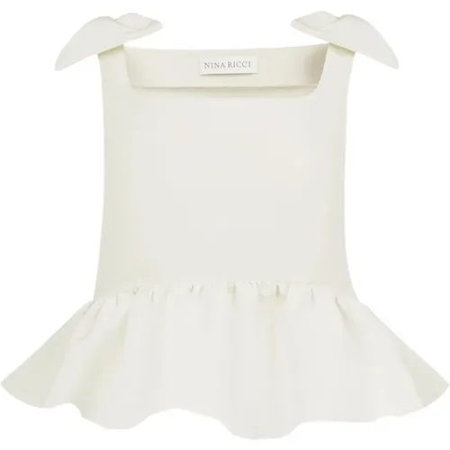 Tops > Sleeveless Tops - - Nina Ricci - Modalova