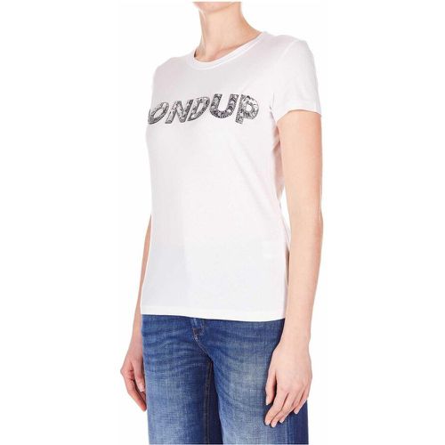 T-shirt with sequin logo Dondup - Dondup - Modalova