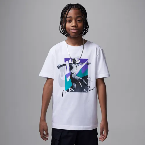 T-shirt Air 5 Grape Escape pour ado - Jordan - Modalova