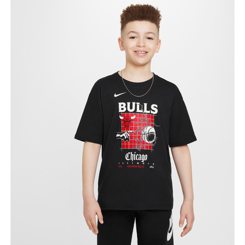 T-shirt NBA Max90 Chicago Bulls Courtside pour ado (garçon) - Nike - Modalova