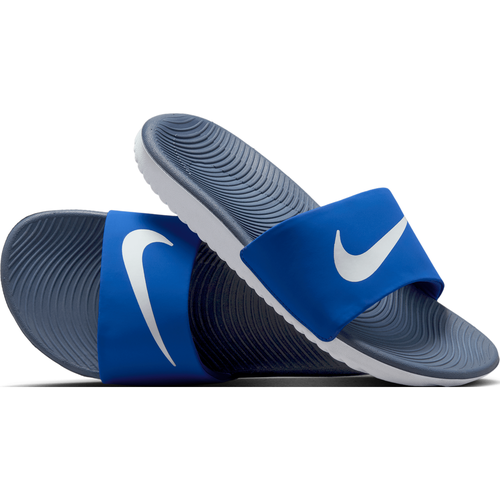 Claquette Nike Kawa pour ado - Bleu - Nike - Modalova