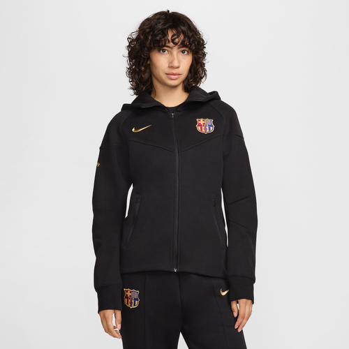 Sweat à capuche et zip Football FC Barcelona Tech Fleece Windrunner - Nike - Modalova