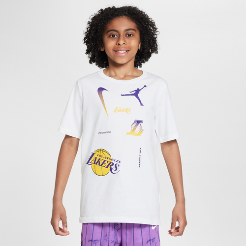 Tee-shirt NBA Max90 Los Angeles Lakers Courtside Statement Edition pour ado - Jordan - Modalova