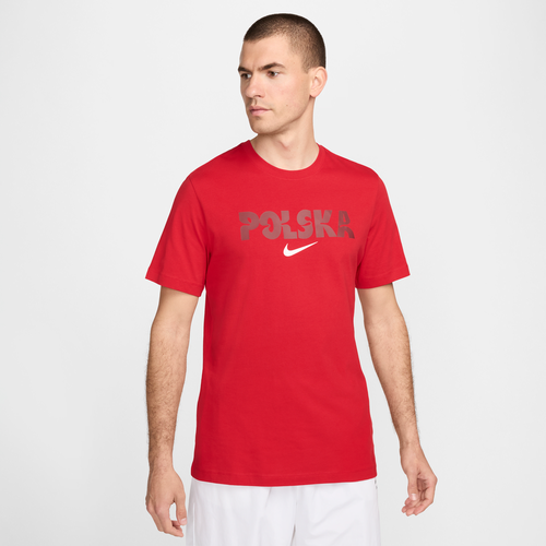 Tee shirt nike rouge homme on sale