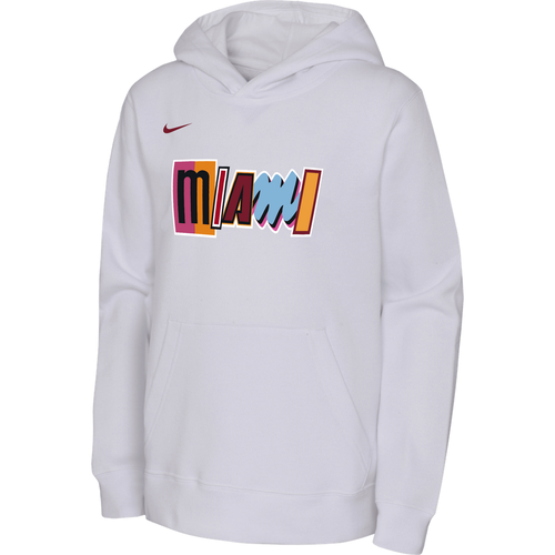 Sweat à capuche en tissu Fleece NBA Miami Heat City Edition pour ado - Nike - Modalova