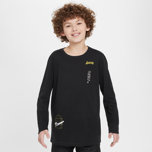 T-shirt à manches longues NBA Los Angeles Lakers Courtside Max90 pour ado (garçon) - Nike - Modalova