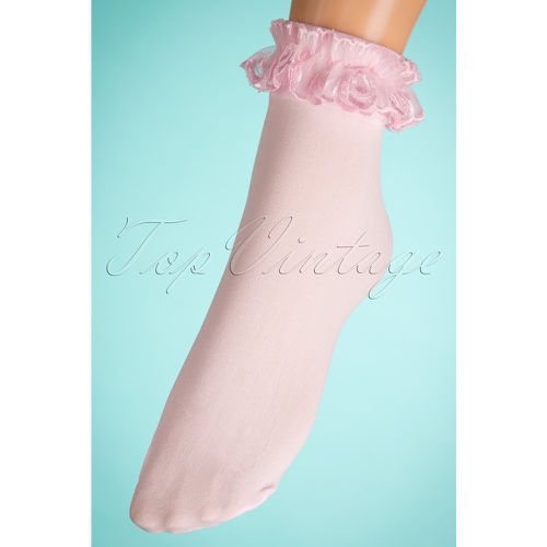 Cute Ruffle Lace Bobby Socks Années 50 en - lovely legs - Modalova