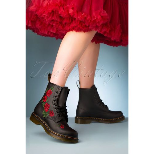 Vonda Softie Red Floral Boots en - Dr. Martens - Modalova