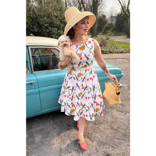 TopVintage exclusive ~ Adriana Birds Swing Dress Années 50 en - topvintage boutique collection - Modalova