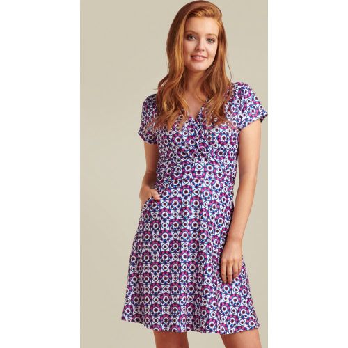Riley Retro Dress en Violet et Rose - Smashed Lemon - Modalova