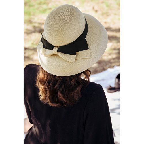 Tara Hat en Naturel et Noir - Bronté - Modalova