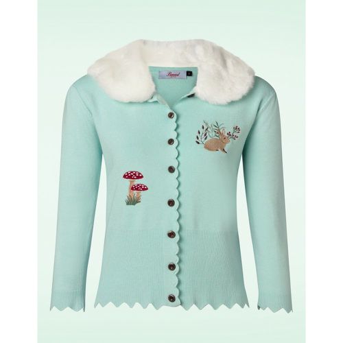 Cardigan Woodland Hippie en menthe - Banned Retro - Modalova