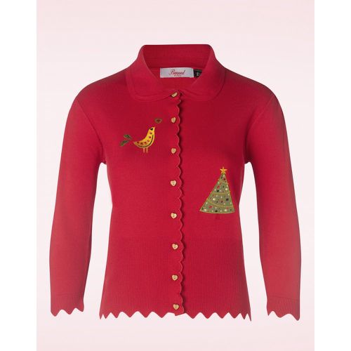 Cardigan Scandi Holidays en Rouge - Banned Retro - Modalova