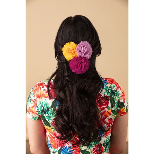 Ensemble de fleurs pour cheveux en Cool Blush, framboise et solaire - Urban Hippies - Modalova