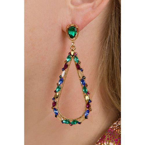 Boucles d'oreilles pendantes Stones en arc-en-ciel - Day&Eve by Go Dutch Label - Modalova