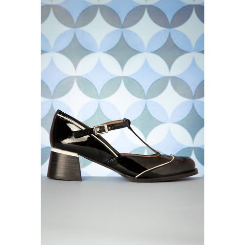 Ingrid Patent Leather T-Strap Pumps Années 60 en - Nemonic - Modalova