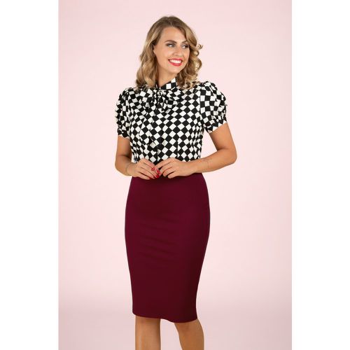 Jupe midi Bella en Bordeaux - vintage chic for topvintage - Modalova