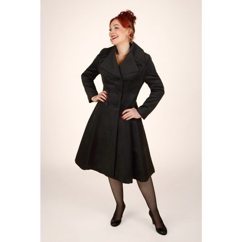 Manteau Laura swing en noir - hearts & roses - Modalova