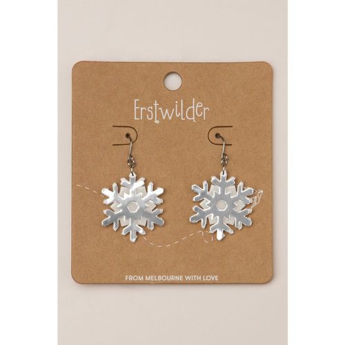 Boucles d'oreilles White Snowflake en - erstwilder - Modalova