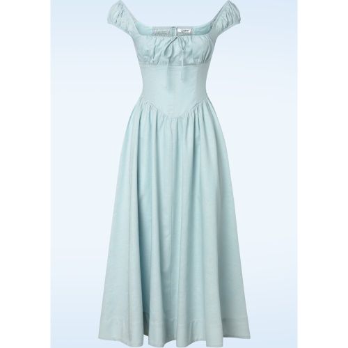 Robe midi Penelope en bleu clair - Glamorous - Modalova