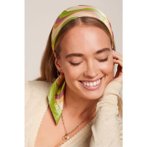 Écharpe Jiggy Satin Look en citron foncé - king louie - Modalova