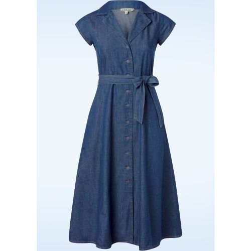 Robe midi Samantha en jean moyen - Surkana - Modalova