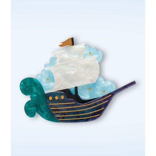 Seafarer Brooch - erstwilder - Modalova