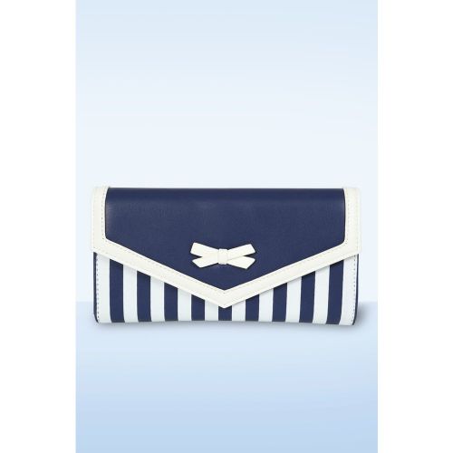 Portefeuille Ravello en bleu marine - Banned Retro - Modalova