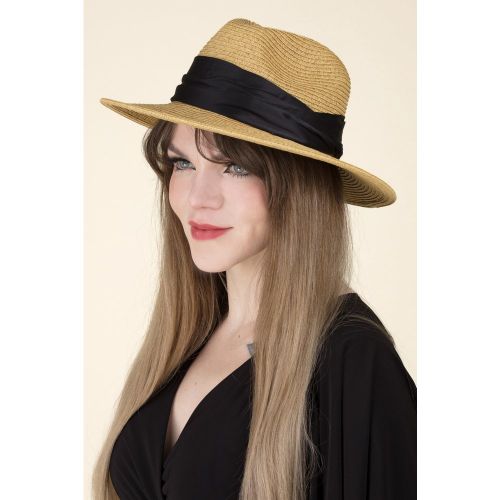 Tobago Straw Hat Années 50 en Naturel - amici - Modalova